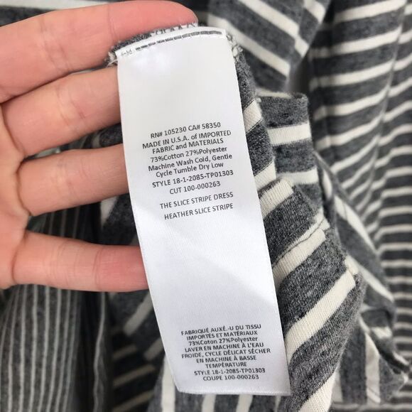 Current Elliott the slice stripe tee‎ in gray - Picture 5 of 6